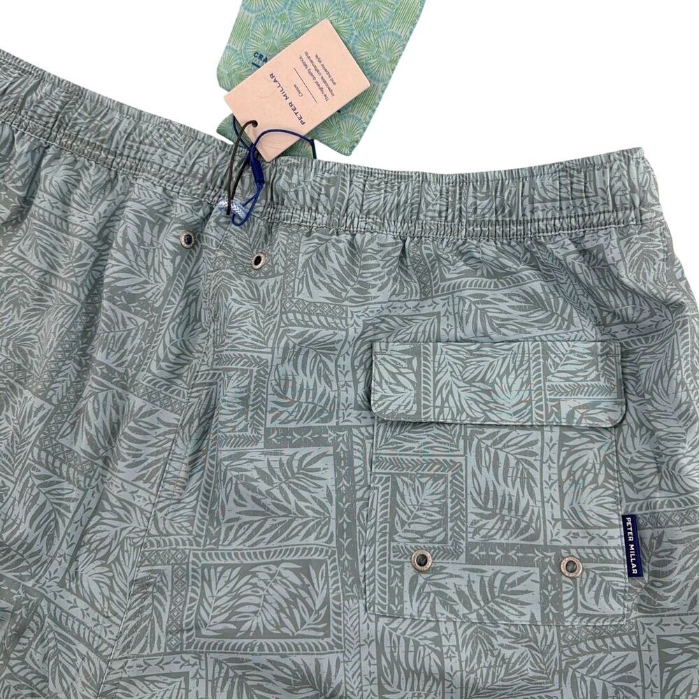 Peter Millar Willow Seaside Shade Swim Trunk Shorts Size L - Picture 8 of 10